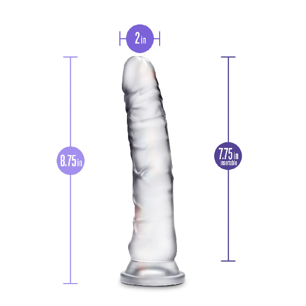 Dildo B Yours Diamond Glisten - dildo transparente - juguetes sexuales - tiendas eroticas - dominame.cl