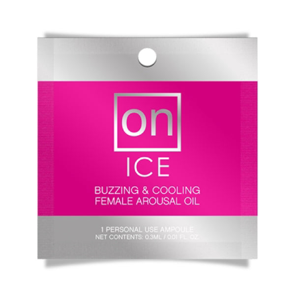 Aceite Estimulante de Clítoris - ON for her ICE (Sachet) - Sensuva - Sexshop dominame.cl