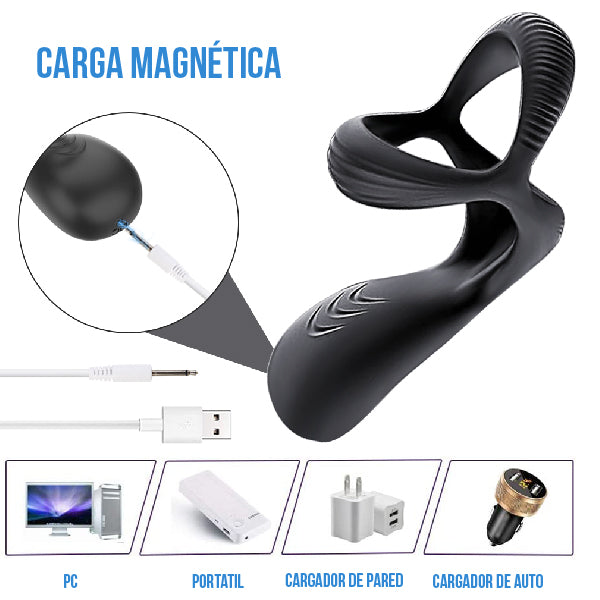 Anillo extremepulse - anillo vibrador - anillo para pene - anillo sexual - juguetes eroticos - juguetes sexuales- sexshop chile - vibrador con control