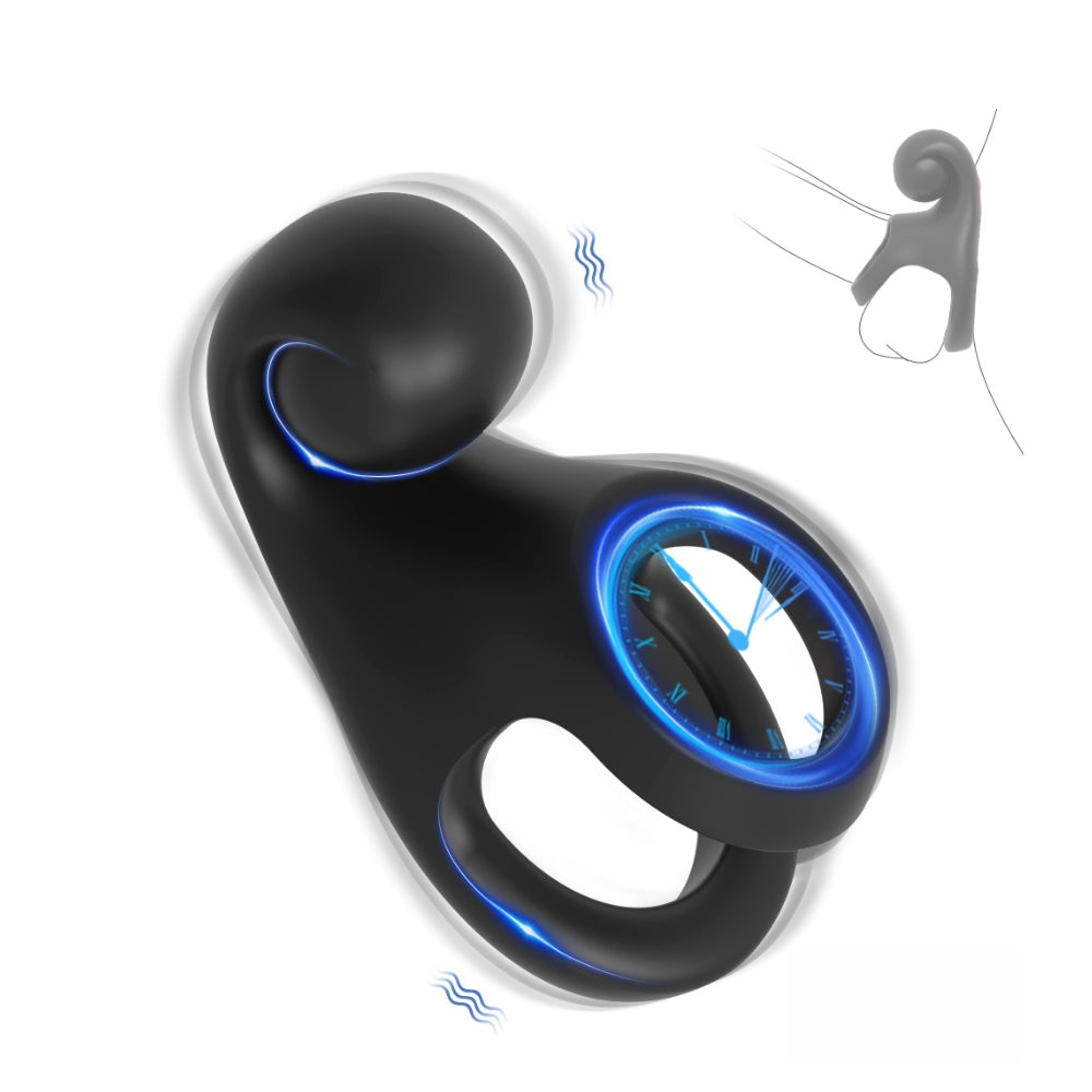 Anillo vibrador helix - dominame - anillo de vibraciones - anillo para pene - anillo sexual - anillo vibrador potente - juguete para parejas - mejorar ereccion con vibrador - vibrador - sex shop dominame.cl