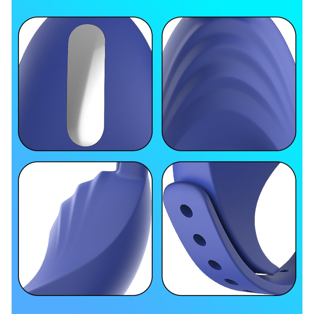 Anillo vibrador sky - dominame - anillo de vibraciones - anillo para pene - anillo sexual - anillo vibrador potente - juguete para parejas - mejorar ereccion con vibrador - vibrador - sex shop dominame.cl