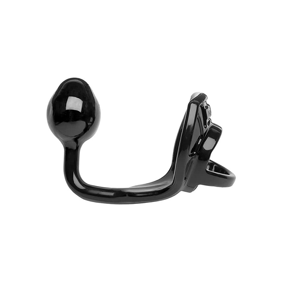 Armour Tug Lock Black Medium - anillo para pene - plug anal - juguetes sexuales - anillo de ereccion - plug anal con anillo - sex shop