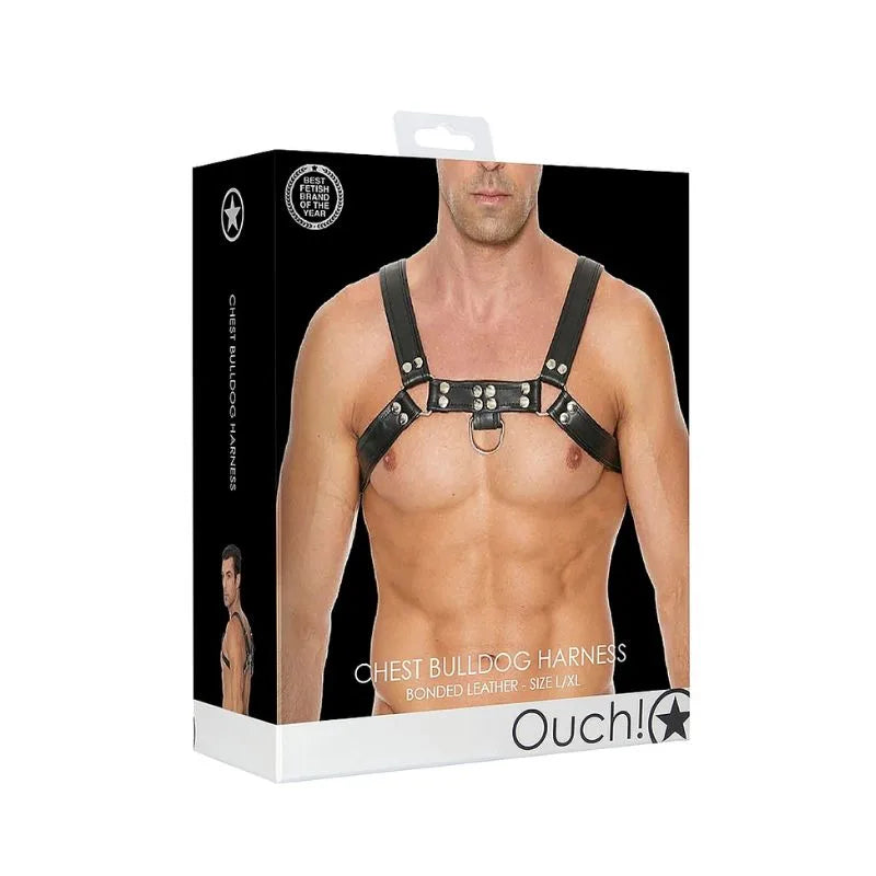 Arnes de pecho bulldog - negro - de Ouch! - kynk - Bondage - Sexshop Dominame.cl