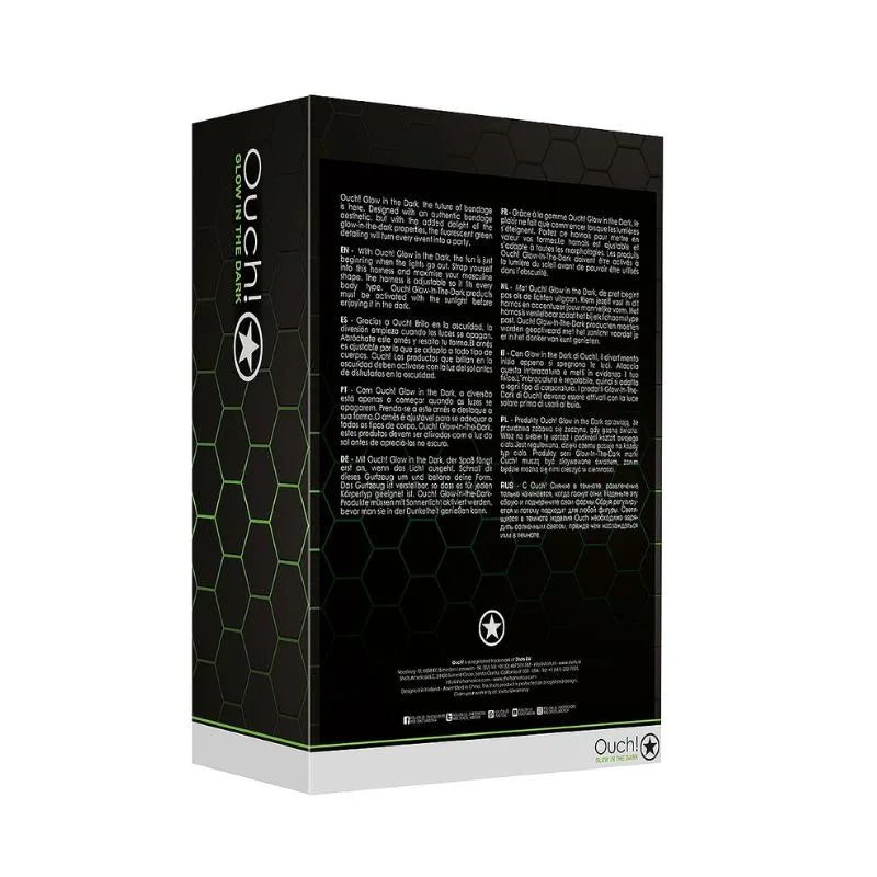 Arnes bulldog glow in the dark de Ouch! - kynk - Bondage - Sexshop Dominame.cl