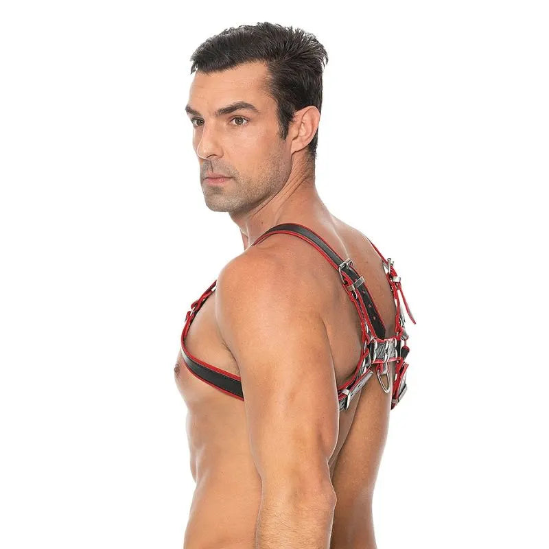 Arnes de pecho bulldog - rojo - de Ouch! - kynk - Bondage - Sexshop Dominame.cl