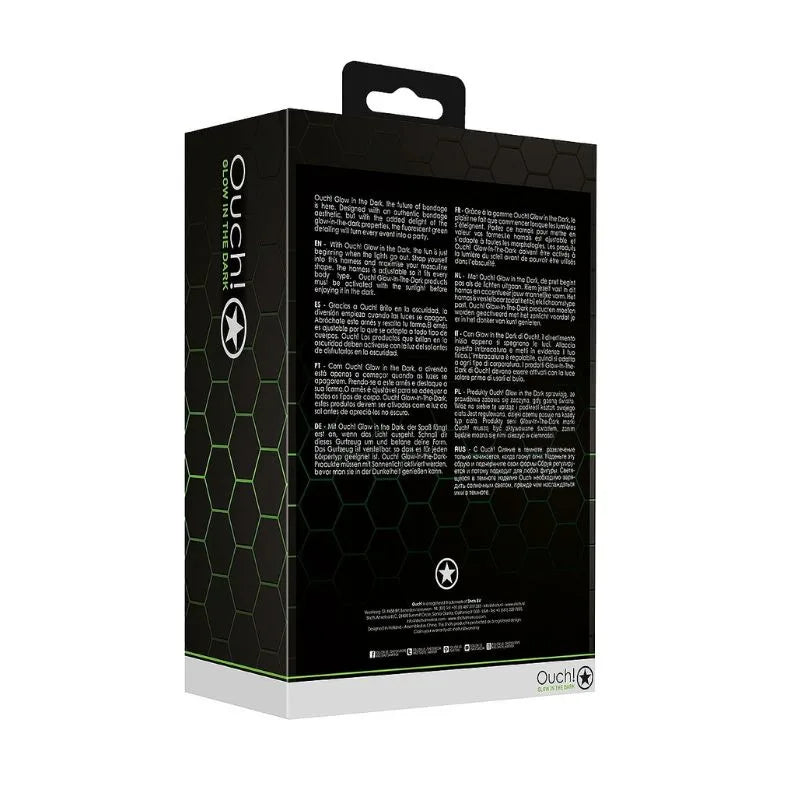 Arnes body - glow in the dark de Ouch! - kynk - Bondage - Sexshop - Dominame.cl