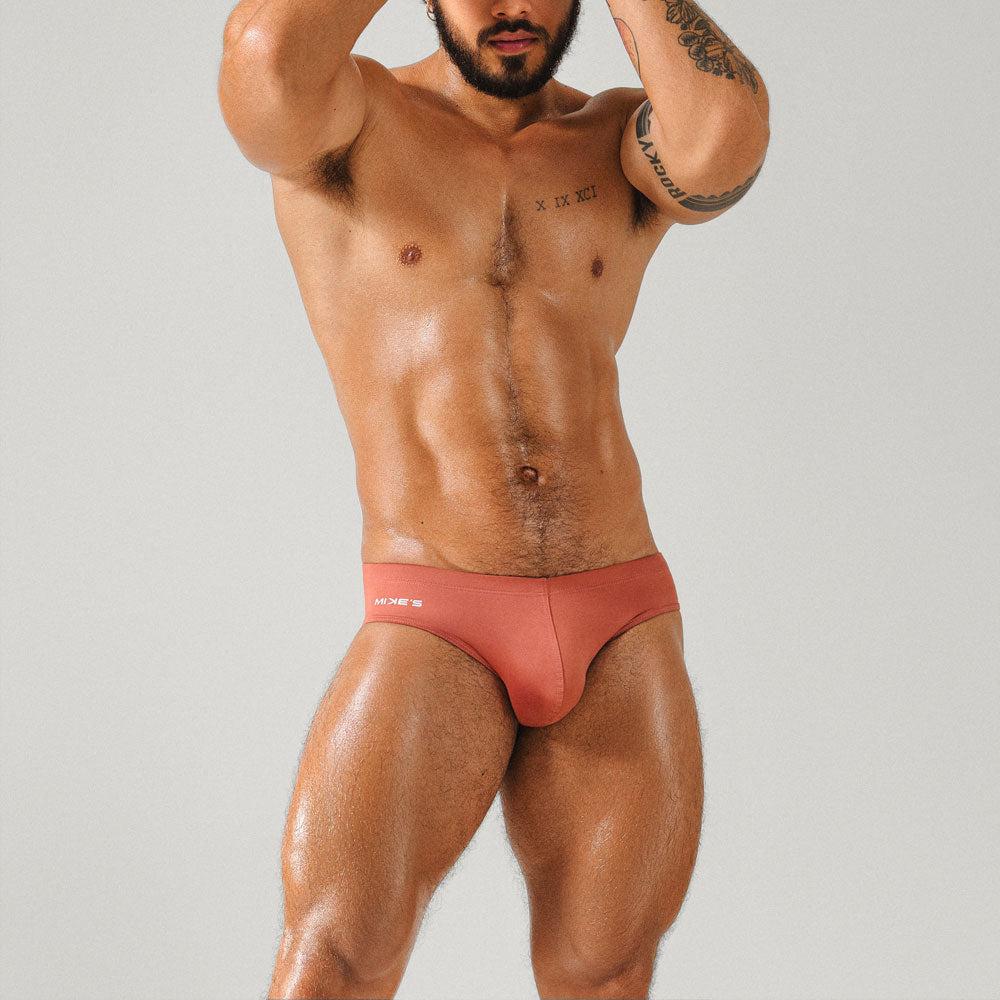 Bikini basic coral - slip - traje de baño - brief - zunga - ropa interior de hombre - ropa intima deportiva hombre - Sex shop Dominame.cl