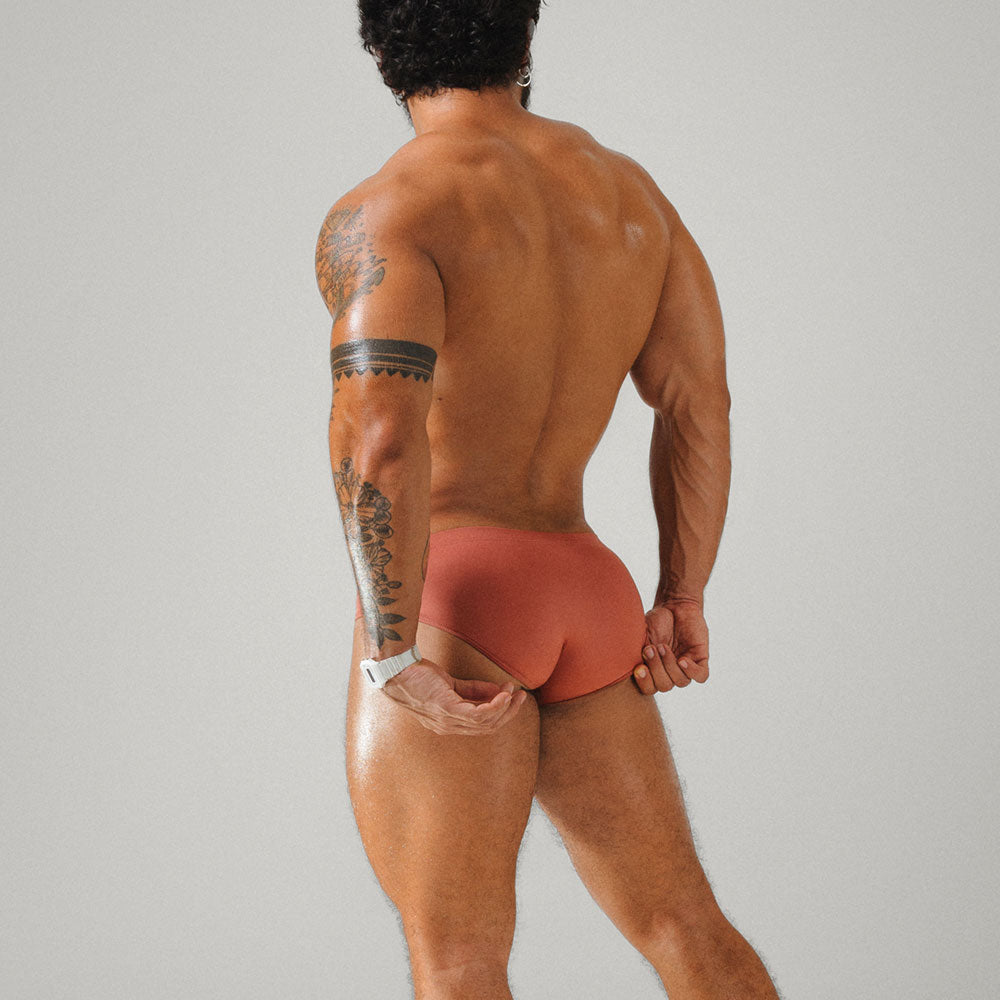 Bikini basic coral - slip - traje de baño - brief - zunga - ropa interior de hombre - ropa intima deportiva hombre - Sex shop Dominame.cl