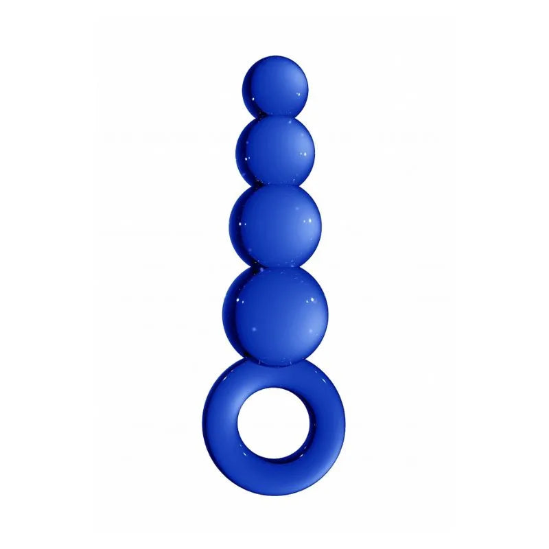 Bolas anales Chrystalino azul de Ouch! - Estimulador prostata - punto p - Sexshop Dominame.cl