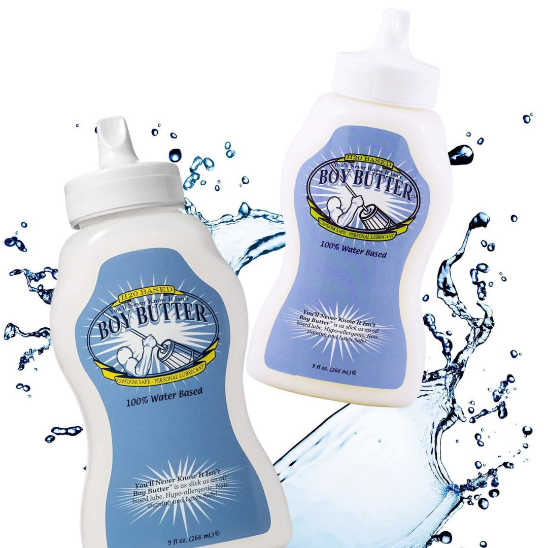 Boy Butter H20 Lubricante Base Agua - H2O Formula 266 ML. - Lubricantes Íntimos de Calidad Sexshop Dominame.cl