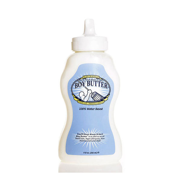 Boy Butter H20 Lubricante Base Agua - H2O Formula 266 ML. - Lubricantes Íntimos de Calidad Sexshop Dominame.cl