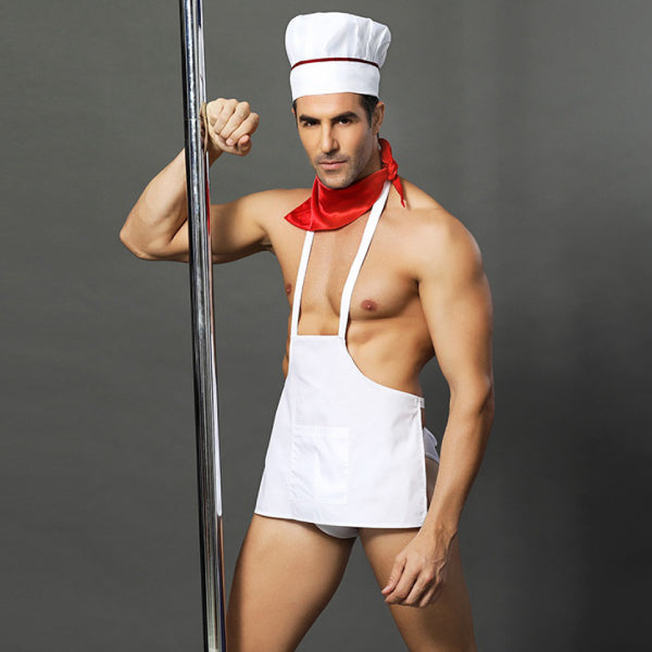 Cocinero Caliente - JSY - disfraz erotico - ropa de fantasia sexual - traje cocinero - cosplay