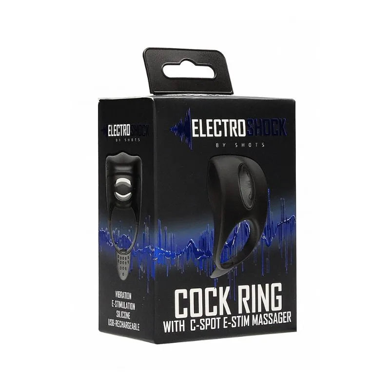 CockRing Electroshock de Ouch - Anillo para pene con vibracion y electro estimulacion - Sexshop Dominame.cl