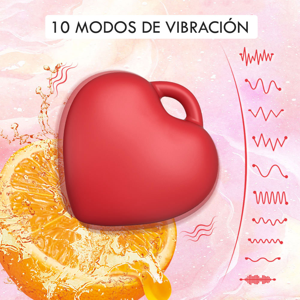 Collar Corazon Vibrante - dominame - juguetes sexuales - juguetes sexuales vibradores - vibrador online - Sex shop Dominame.cl