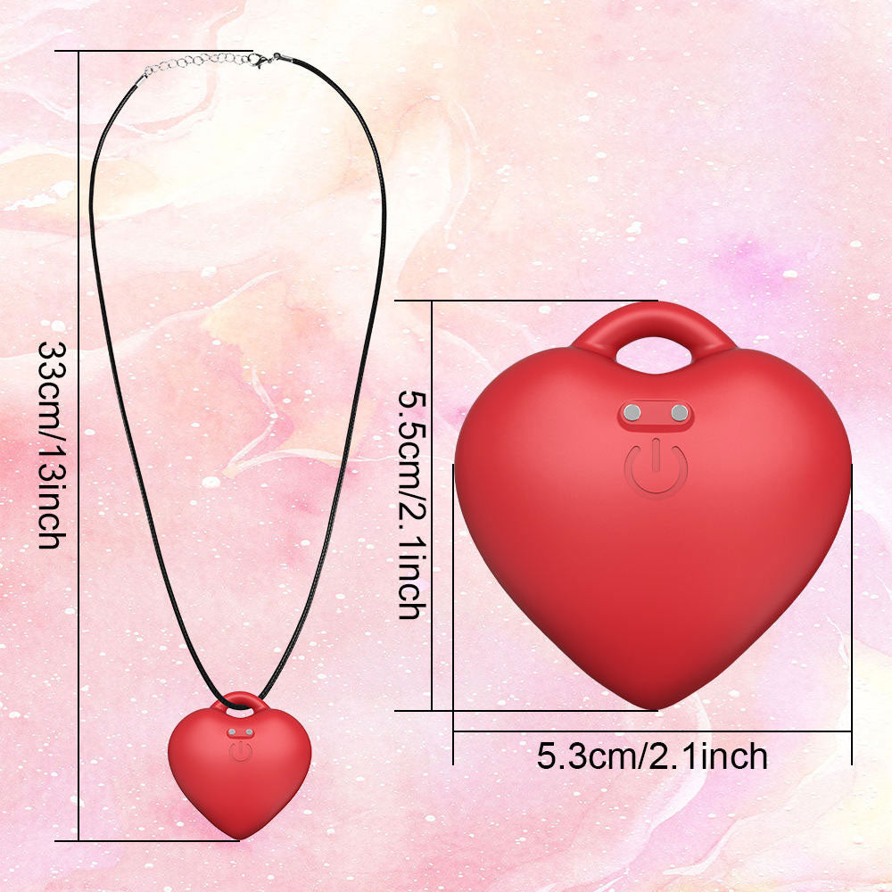 Collar Corazon Vibrante - dominame - juguetes sexuales - juguetes sexuales vibradores - vibrador online - Sex shop Dominame.cl
