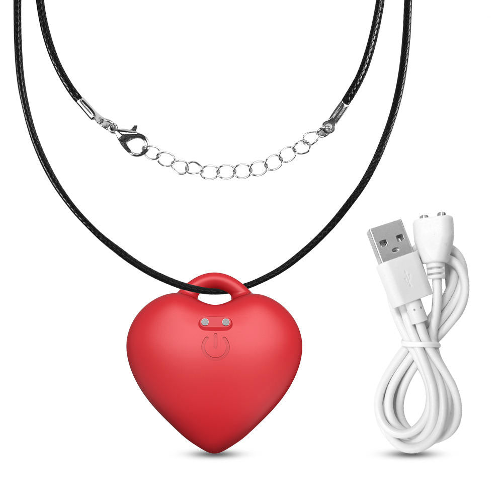 Collar Corazon Vibrante - dominame - juguetes sexuales - juguetes sexuales vibradores - vibrador online - Sex shop Dominame.cl