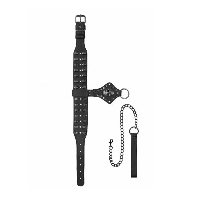 Collar calaveras y puas de Ouch! - kynk - Bondage - Sexshop Dominame.cl