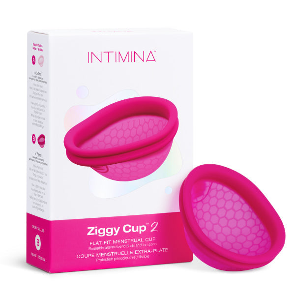 Copa Menstrual Extra-Plana - Ziggy Cup 2 de Intimina - copa menstrual precio - Salud intima
