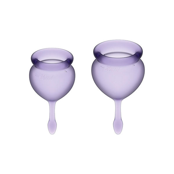Copa Menstrual Sentirse Bien - Lila Satisfyer - la sexualidad con sentidos; juega, explora, disfruta y descubre el lenguaje de tu cuerpo y piel - Sweetshopchile.cl