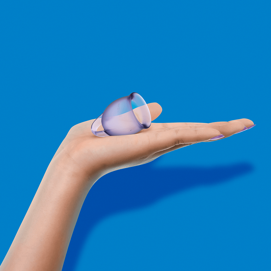 Copa Menstrual Sentirse Confiada - Lila - Satisfayer - Descubre un Mundo de Sensaciones, descubre un Universo de Placer - Envíos rápidos y discretos a todo Chile