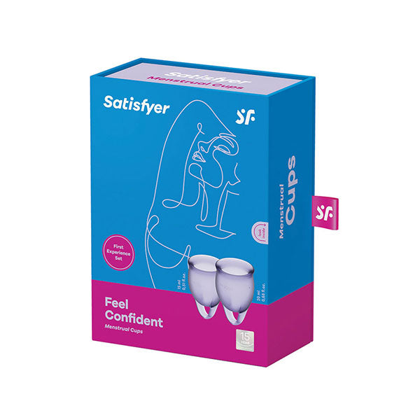 Copa Menstrual Siéntete Segura - Lila - Satisfayer - Descubre un Mundo de Sensaciones, descubre un Universo de Placer - Envíos rápidos y discretos a todo Chile