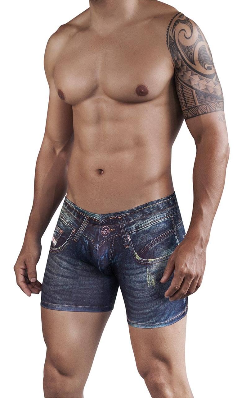 Denim Jean Boxer Blue - Clever - Ropa interior sexy para hombre - lenceria masculina - boxer - calzoncillo