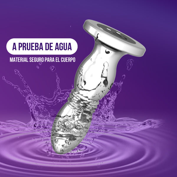Dilatador Anal Metálico Brillo del Éxtasis - vibrador - movimiento - - aplicación - juguetes eróticos - placer - adultos - parejas - Jugueteo - Caricias - Santiago - Sexy