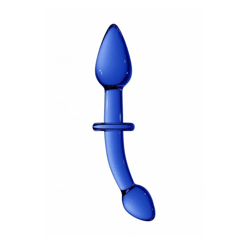 Dildo-plug Chrystalino Azul de Ouch! - Estimulador prostata - punto p - Sexshop Dominame.cl