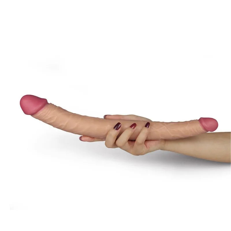 Dildo - Doble Penetracion - Realista - Kingde - Lovetoy-Consolador - doble - forma de pene - LV2214 - Sexshop - dominame