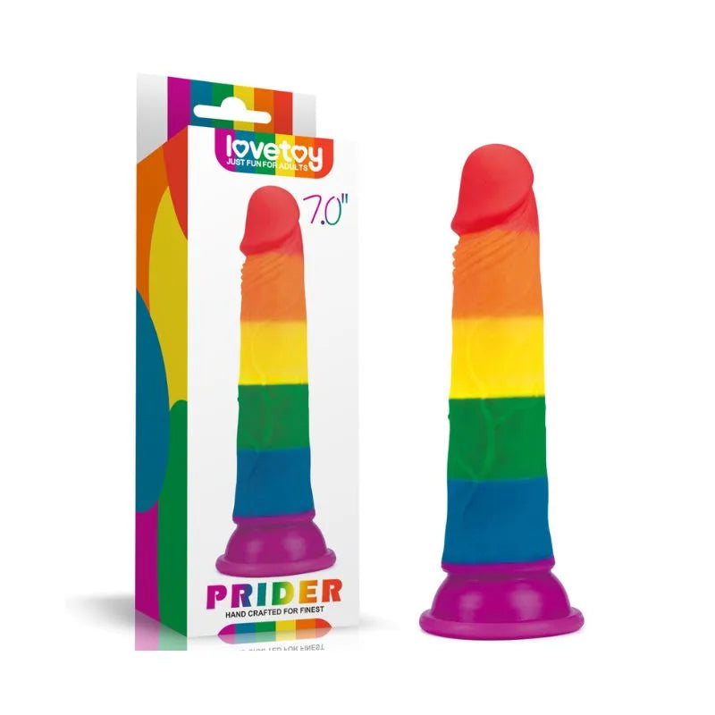 Dildo Pride - Lovetoy - Consolador pride - LV410025 - Sexshop - dominame