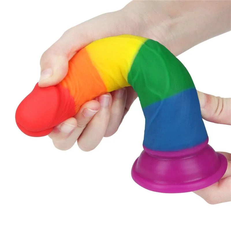 Dildo Pride - Lovetoy - Consolador pride - LV410025 - Sexshop - dominame