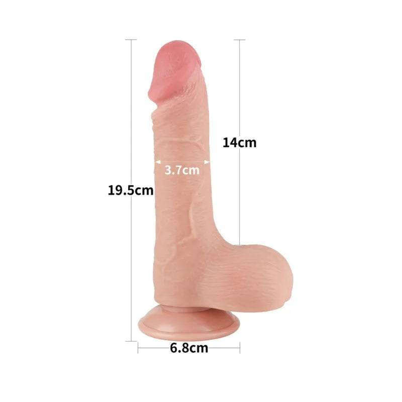 Dildo Realista - -Piel Deslizante - Lovetoy - sexshop - dominame - LV317204