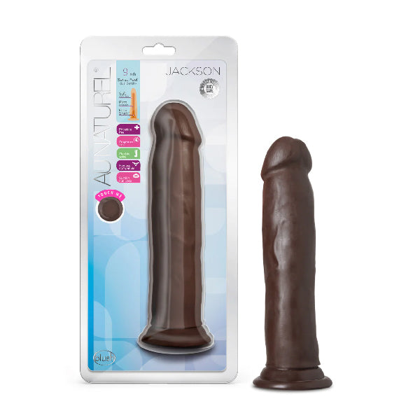 Dildo Au Naturel Jackson Chocolate - Dildo con ventosa - juguetes sexuales - tiendas eroticas - entregas discretas