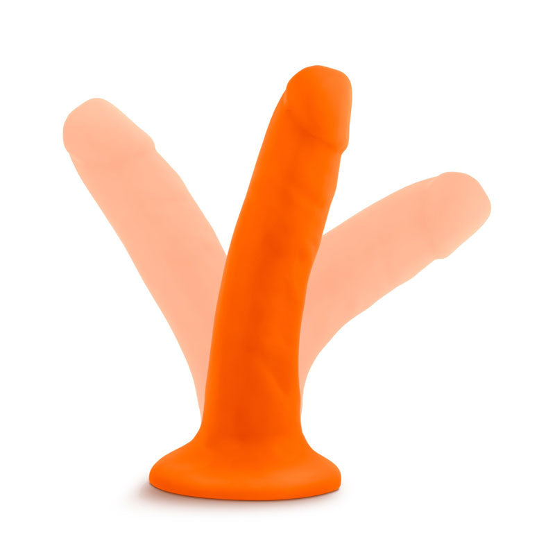 Dildo Neon Orange - dildo realista - dildo con ventosa - juguetes para adultos - juguetes eroticos - envios discretos