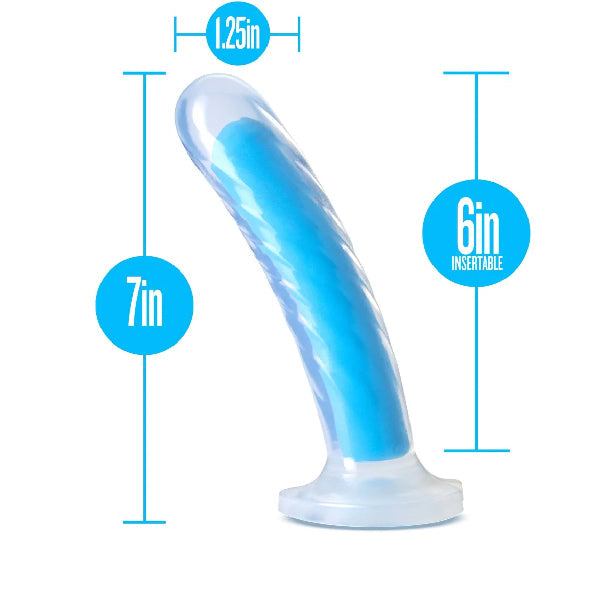 Dildo Tao - Neo Glow in the Dark - dildo brillante - dido no falico - consolador no falico - juguete sexual - juguetes para adulto - tienda erotica