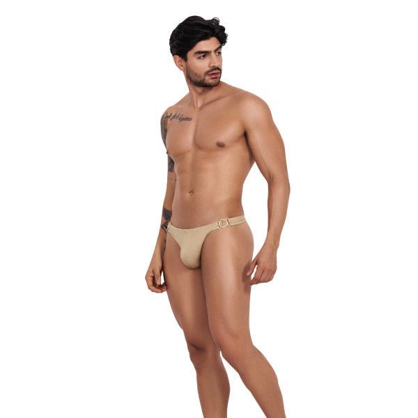 Eros Latin Thong Gold- tanga masculina - ripa interior sexy para hombre - tanga con broche hombre