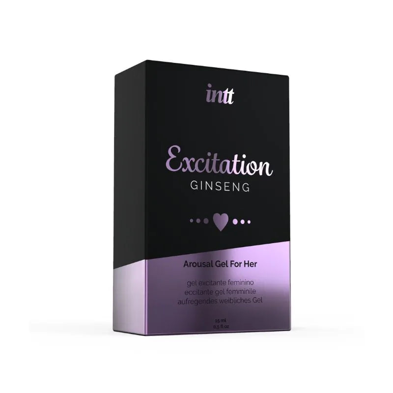 Gel Excitacion - Ginseng- cosmetica erotica - intt- aumenta libido- sexshop - dominame