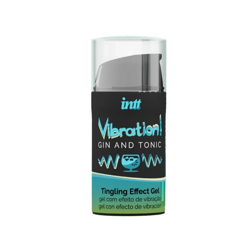 Gel - Vibrador - GinTonic - inttcosmetics - intt - cosmetica - sexshop - dominame