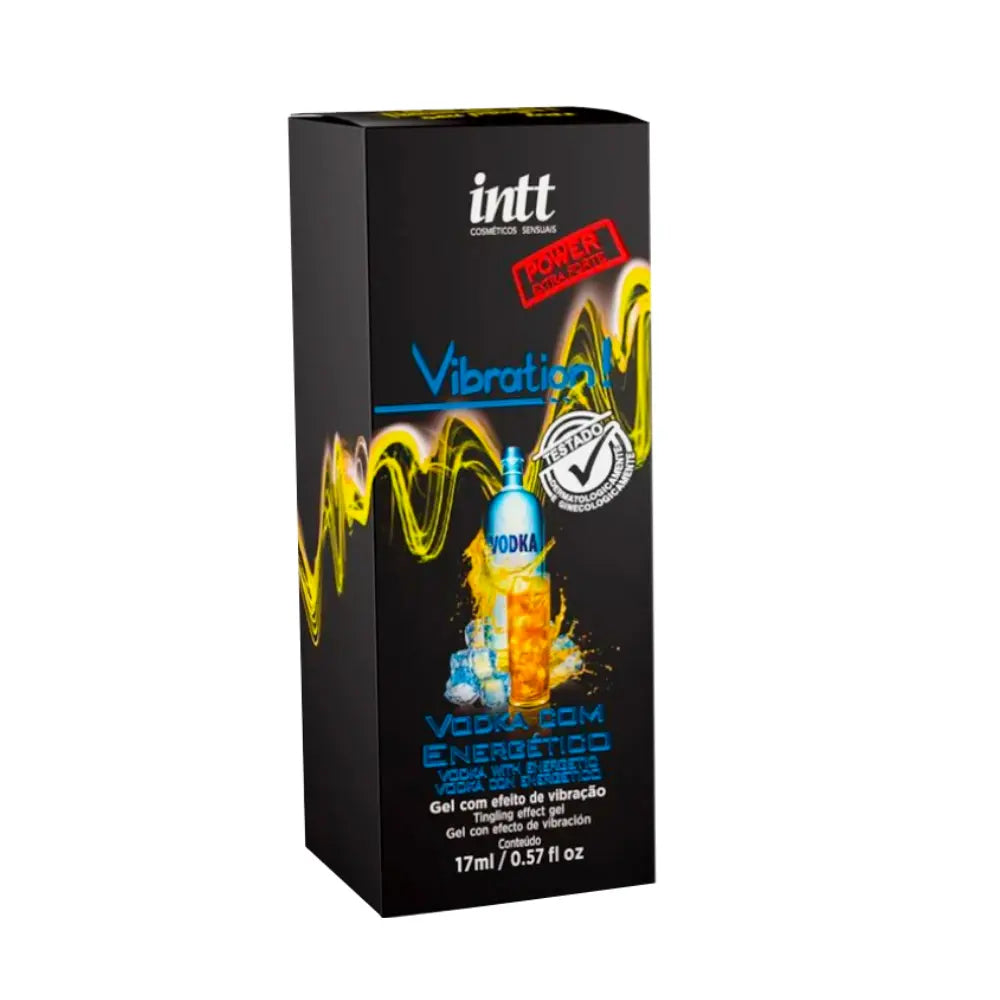 Gel vibrante vodka con energetica