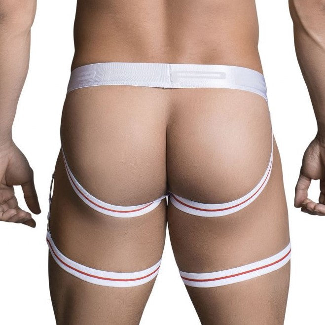 Jockstrap Red/White - Suspensorio hombre - lenceria masculina - jock - calzoncillo - ropa intima hombre