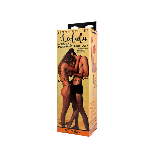 Kit LeoLulu - Dildo + Masturbador Pussy - masturbador masculino - masturbador realista - dildo realista - estrellas porno - kit sexual - sex shop - sexi chop