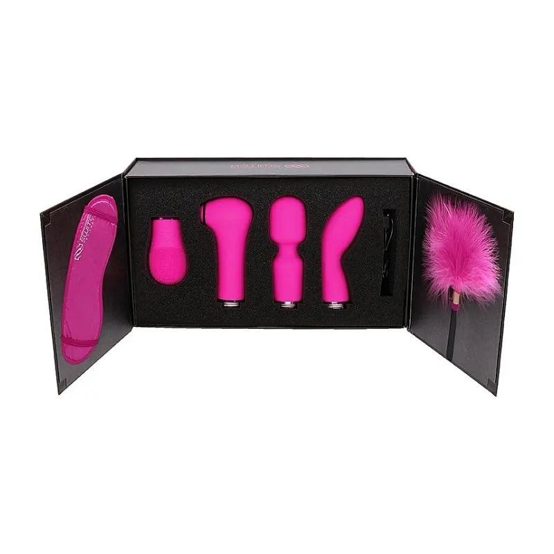 Kit vibrante 5 placeres de Ouch - masajeador - succionador - punto g- Sexshop Dominame.cl