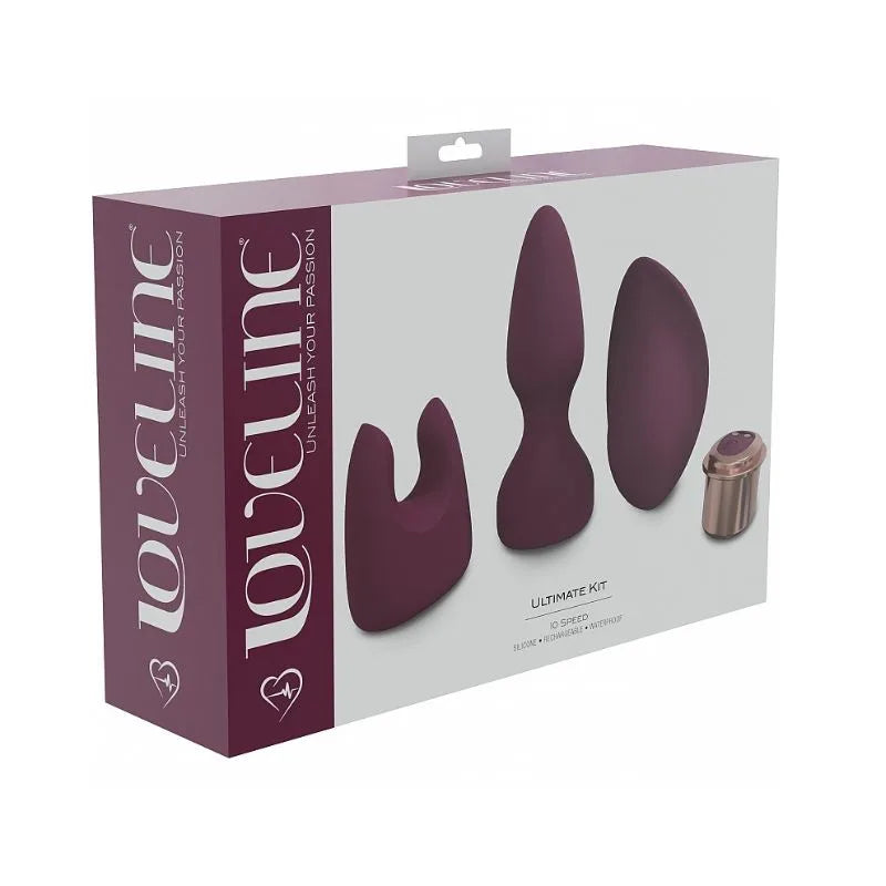 Kit vibrante loveline de Ouch - Anillo para pene con vibracion y electro estimulacion - Sexshop Dominame.cl