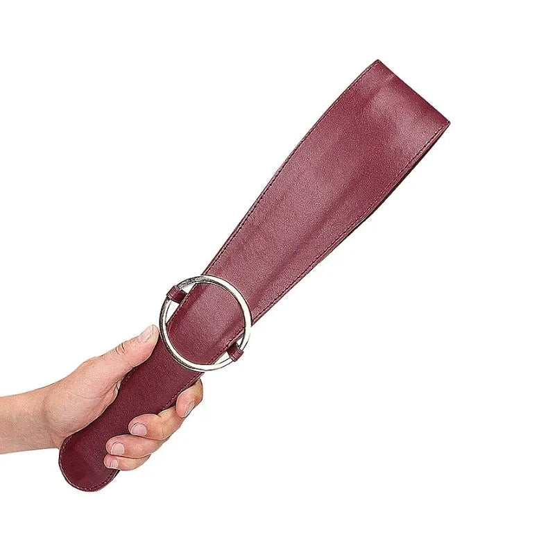 Latigo tipo Cinturon Halo - Burgundy de Ouch! - Belt Flogger - Bondage - Sexshop Dominamecl