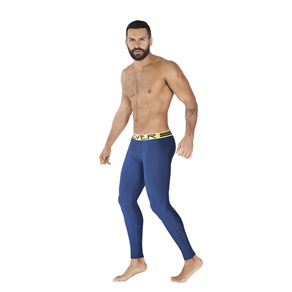 Licra Ideal Long - Azul - primera capa masculina - ropa interior - calzas deportivas para hombre