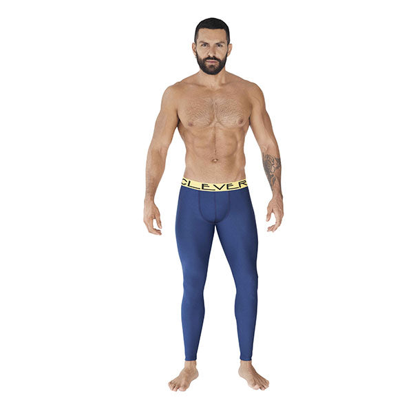 Licra Ideal Long - Azul - primera capa masculina - ropa interior - calzas deportivas para hombre