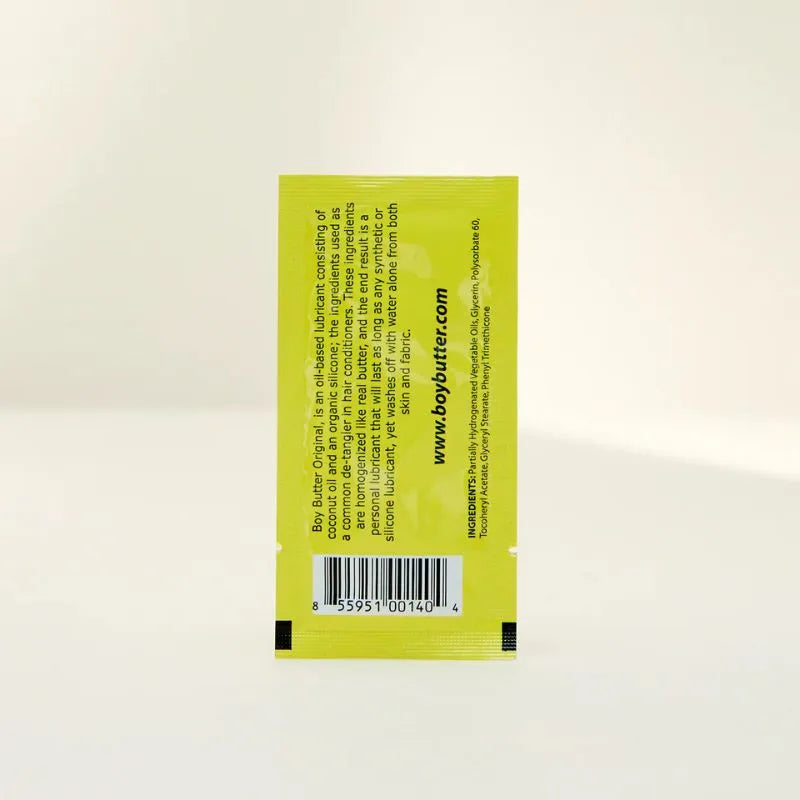 Lubricante a Base de Aceite de coco - Original 5 ml - Lubricantes marca Boy Butter - Lubricante anal - Sexshop