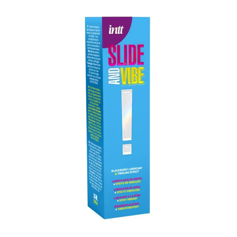 Lubricante - Efecto Vibrante - sabor Mora - intt - inttcosmetics - cosmetica erotica - sexshop - dominame