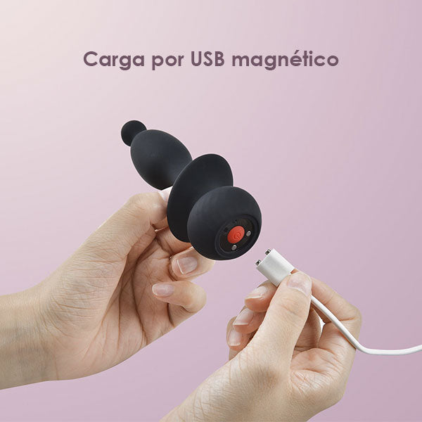 Magic bunny - plug cola conejo con app - plug anal - dilatador anal - plug con cola - plug con vibracion - plug vibrador - sexshop chile - juguetes sexuales