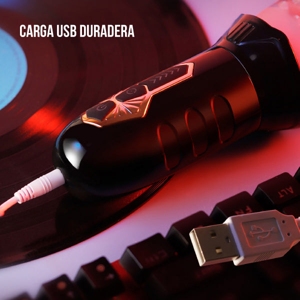 Masturbador automatico la rosa - sexshop - dominame - automatico - movimiento - placer - textura - transparente - desmontable - USB - TPE - recargable - vibrante - movimiento - rotacion